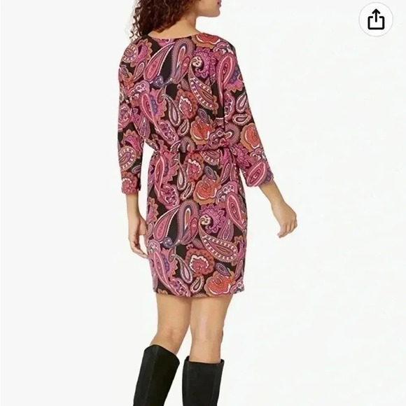 Trina Turk  paisley print dress sz XL - Picture 9 of 9